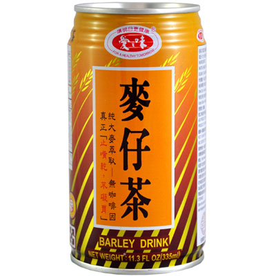 《愛之味》麥仔茶易開罐340ml (24入/箱)