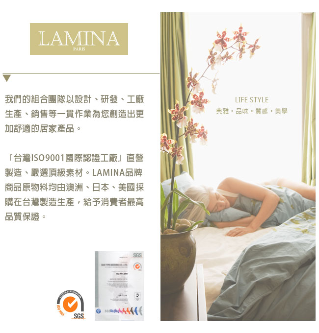 LAMINA超涼感竹炭記憶枕