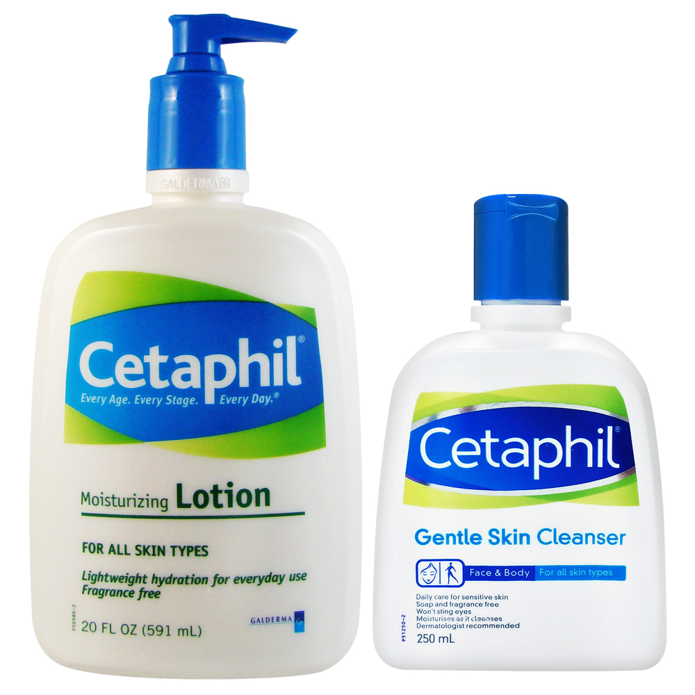 Cetaphil舒特膚 全效潔膚保濕組(即期良品)