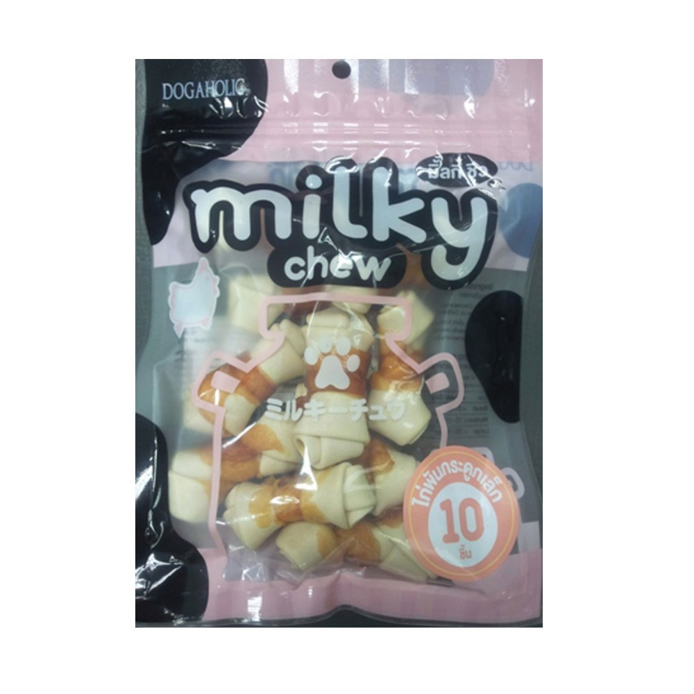 Milky Chew《犬用-雞肉巧巧骨3吋》10入【ML-1028】 (三包)