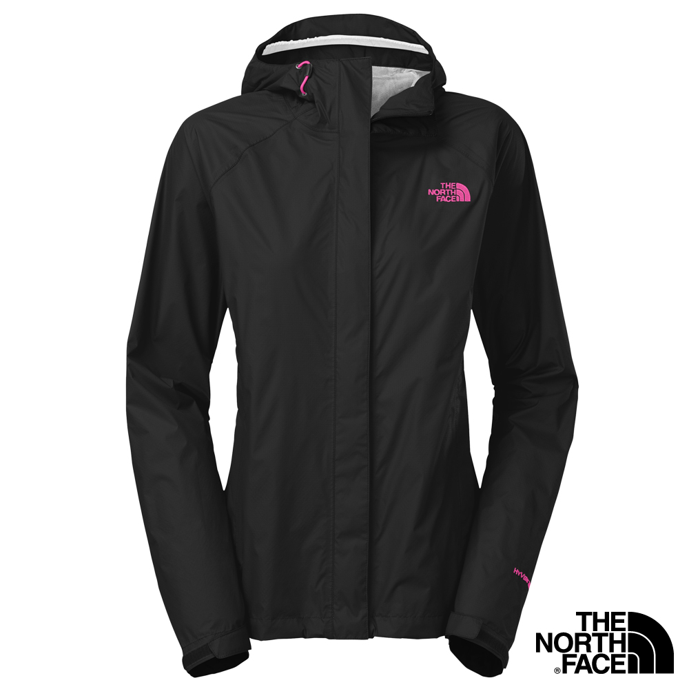 The North Face 女 HyVent 防水外套 黑