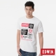 EDWIN T恤 經典徽章印花T恤 -男-白色 product thumbnail 1