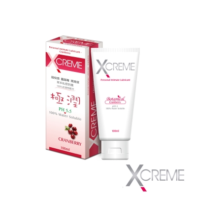 x-creme超快感 蔓越莓潤滑液100ml