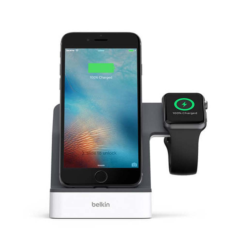 Belkin PowerHouse Apple Watch+iPhone 兩用充電座| 充電器| Yahoo奇摩