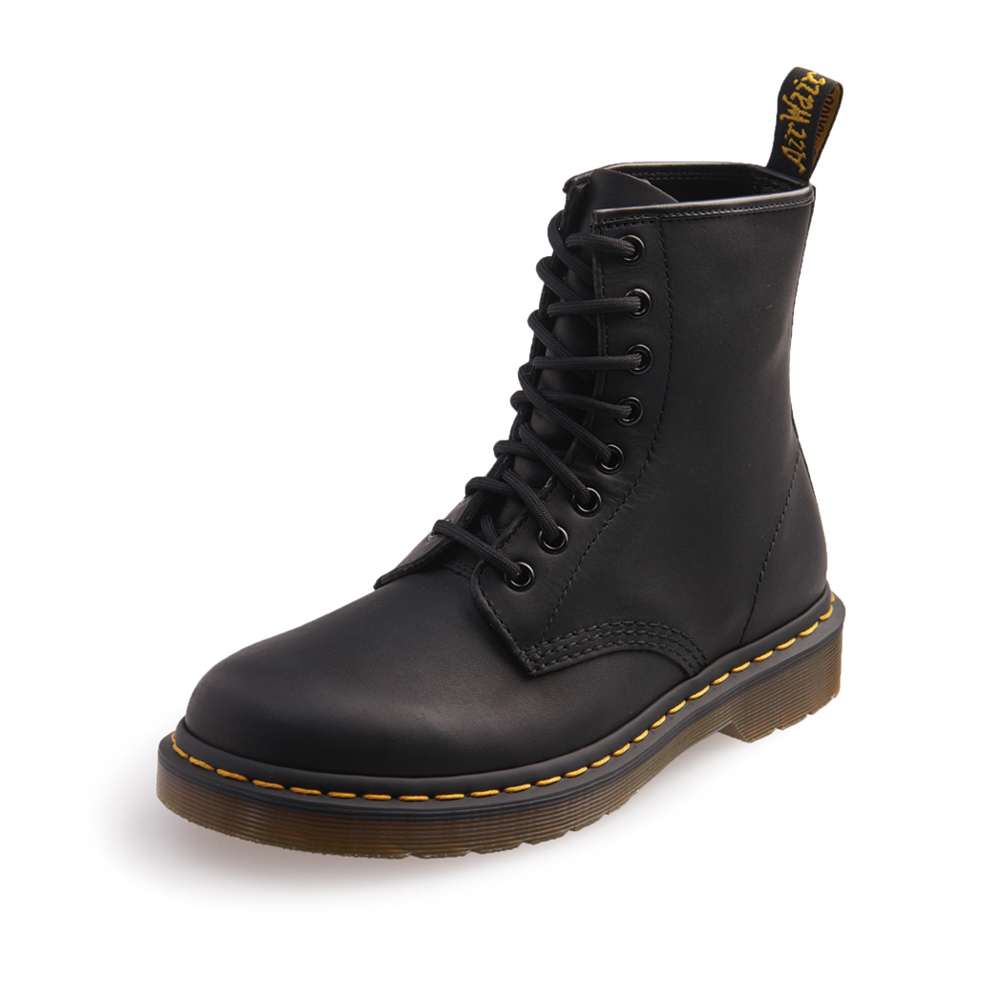 Dr.Martens-經典1460 8孔霧面馬汀馬丁靴-女款-黑色