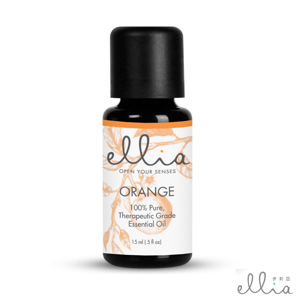 美國 ELLIA 伊莉亞 Orange 柳橙精油 (15ml)