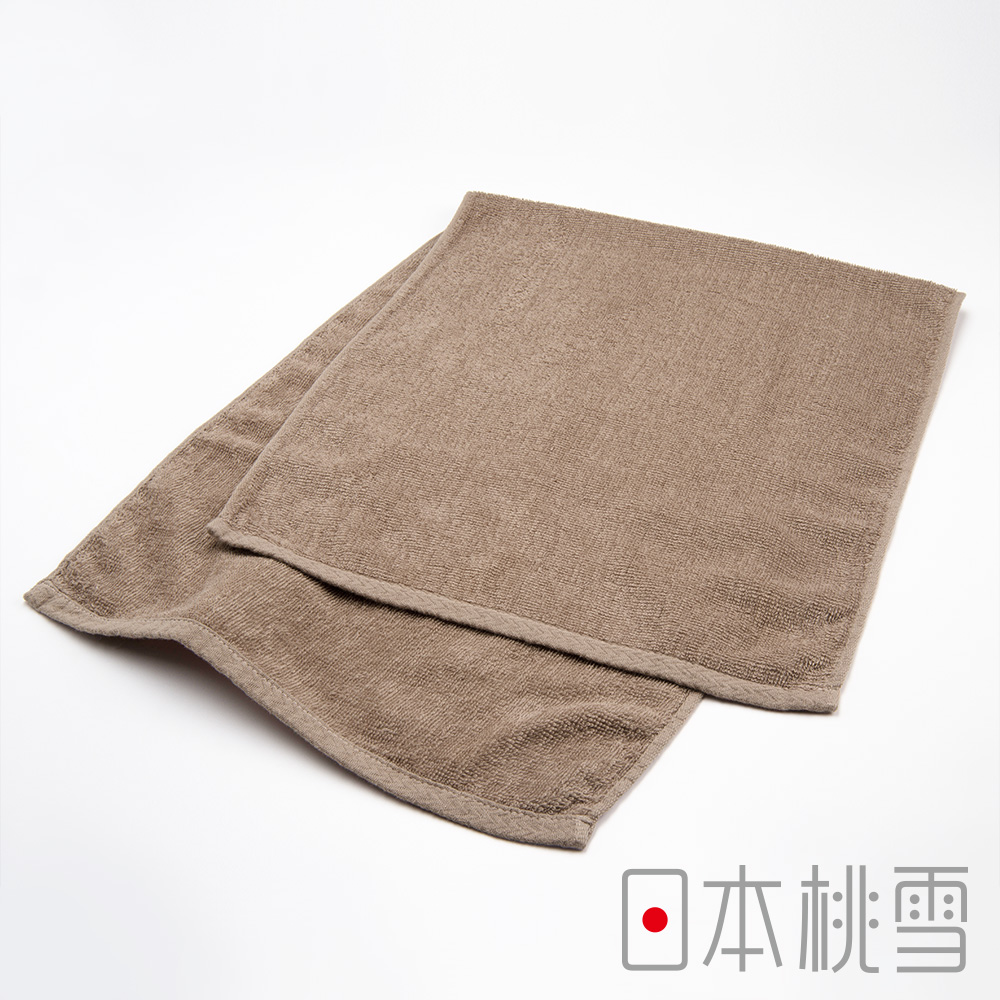 日本桃雪運動綁頭毛巾(淺咖啡色)