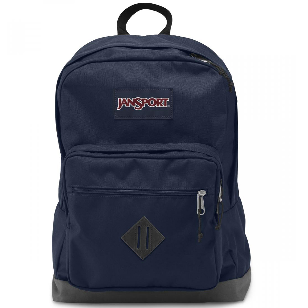 JANSPORT-CITY SCOUT系列校園後背包-深藍