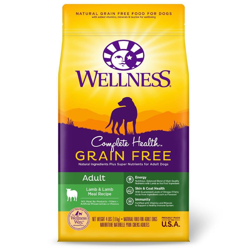 WELLNESS 全方位無穀系列-成犬 羊肉食譜 4磅