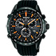SEIKO ASTRON GPS衛星定位太陽能電波腕錶(SSE017J1)-黑x橘時標/45mm product thumbnail 1