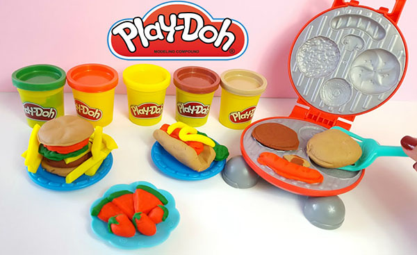 培樂多Play-Doh 創意DIY黏土 美味漢堡遊戲組 B5521(3Y+)