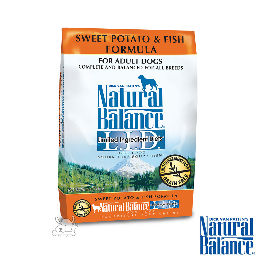 Natural Balance 低敏系列 無榖地瓜鮭魚 全犬糧 原顆粒 4.5磅 x 1包