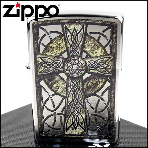 ZIPPO 美系~Celtic Cross-凱爾特十字圖案打火機