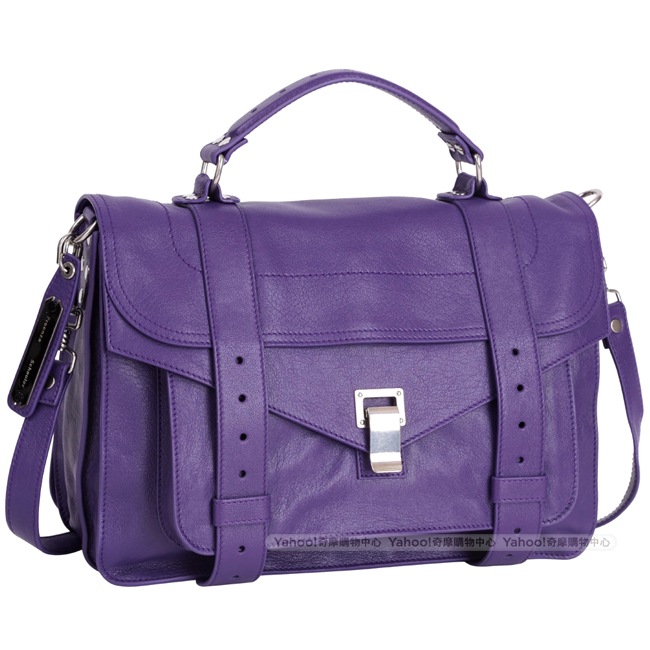 PROENZA SCHOULER PS1/C1 山羊皮革兩用包(中/紫色)