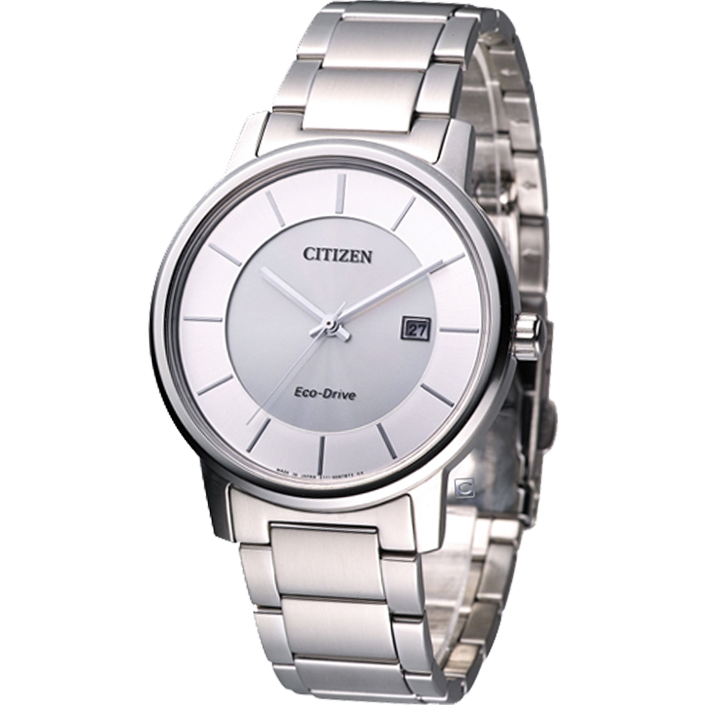 CITIZEN 星辰 高雅紳士光動能腕錶(BM6750-59A)-銀/40mm