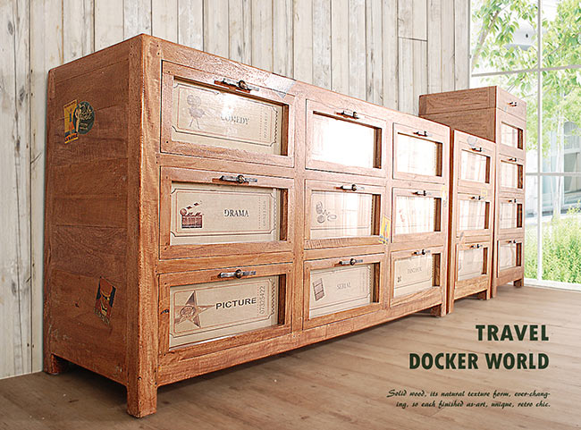 ALMI-3 DRAWERS & TRAP BOX 掀蓋三抽櫃W55*D45*H112CM