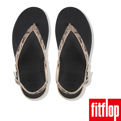 FitFlop FLIP LEATHER SANDALS蛇紋