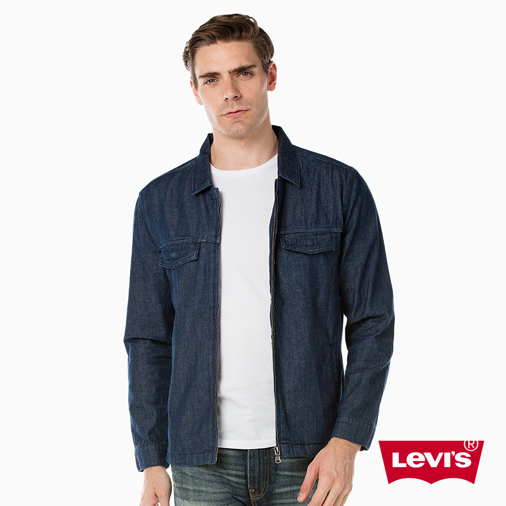 Levis TRUCKER 丹寧牛仔外套 輕薄透氣 拉鍊 - 動態show