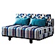 品家居 聖比斯絲絨布拉合式沙發床-145x102x69cm-免組 product thumbnail 1