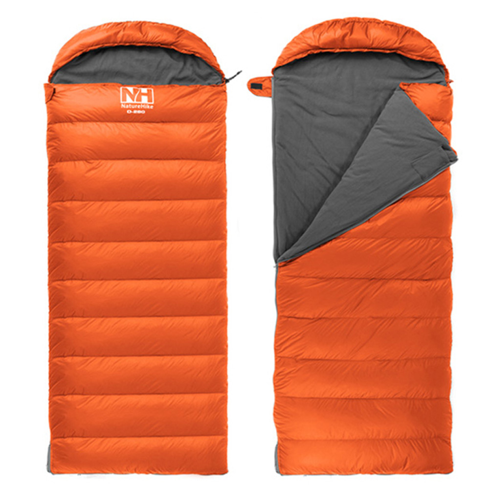 PUSH! 登山戶外用品 極致專業型 四季羽絨紡絲棉睡袋