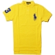 Ralph Lauren經典大馬刺繡3號素面短袖POLO衫-黃 product thumbnail 1