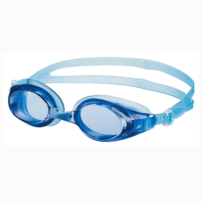 【SWANS 日本】光學通用型泳鏡 防霧/抗UV(SW-32 水藍/藍)