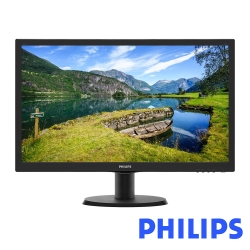 PHILIPS 243V5QSBA 24型 MVA 廣視角電腦螢