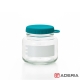 【ADERIA】日本進口易開玻璃保鮮罐320m(藍綠) product thumbnail 1