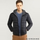 GIORDANO 男裝90%羽絨雙面穿修身連帽輕羽絨外套- 09灰/中花灰 product thumbnail 1