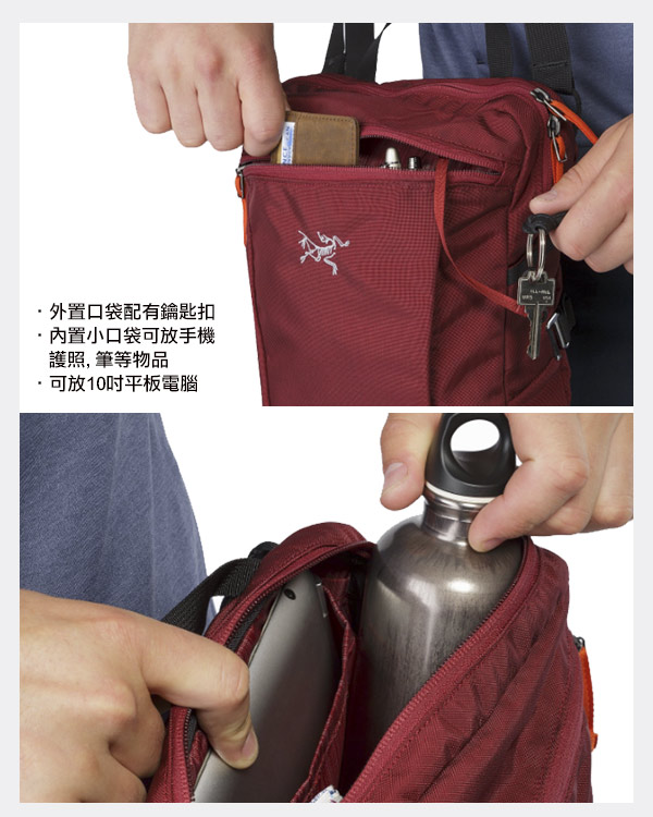 Arcteryx 始祖鳥 24系列 Slingblade 4L 多功能斜背包 黑