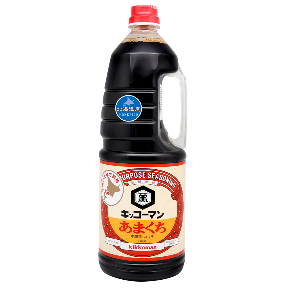 日本龜甲萬 北海道KIKKOMAN醬油-甘口(1.8L)