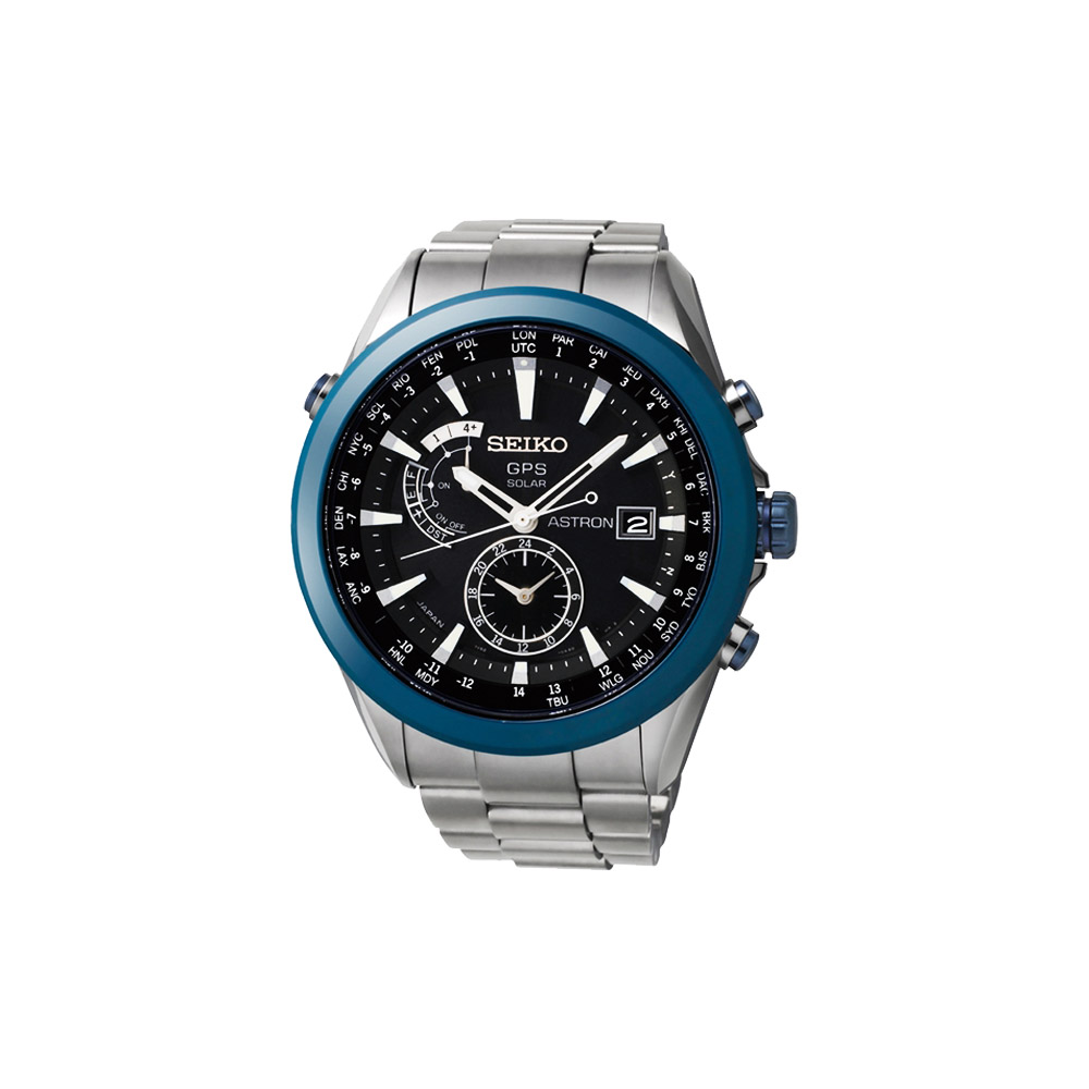 SEIKO ASTRON GPS 太陽能【鈦】限量陶瓷框電波腕錶-47mm