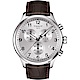 TISSOT 天梭 官方授權 韻馳系列 Chrono XL計時手錶-銀x咖啡/45mm T1166171603700 product thumbnail 1