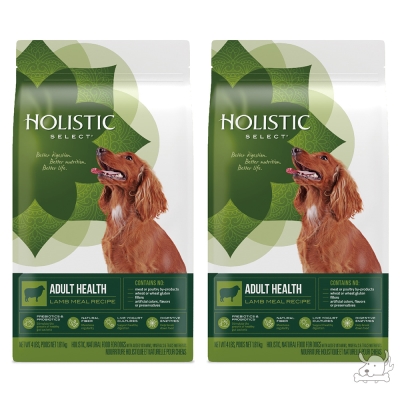 Holistic Select 活力滋 成犬 羊肉低敏除臭配方 4磅 X 2包