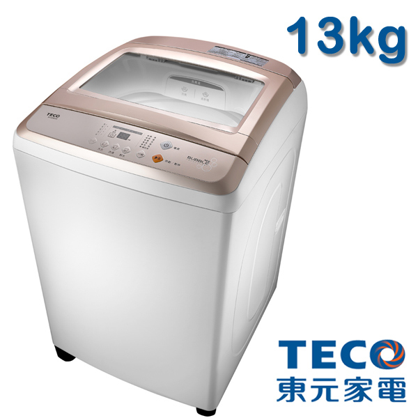 [無卡分期12期]TECO東元13Kg超音波定頻洗衣機W1308UW