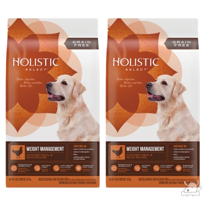 Holistic Select 活力滋 無穀成犬 雞肉體重管理配方 12磅 X 2包