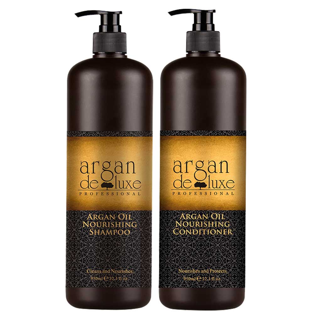 Argan Deluxe德露秀 洗/護1000ml 任2瓶贈髮膜250ml