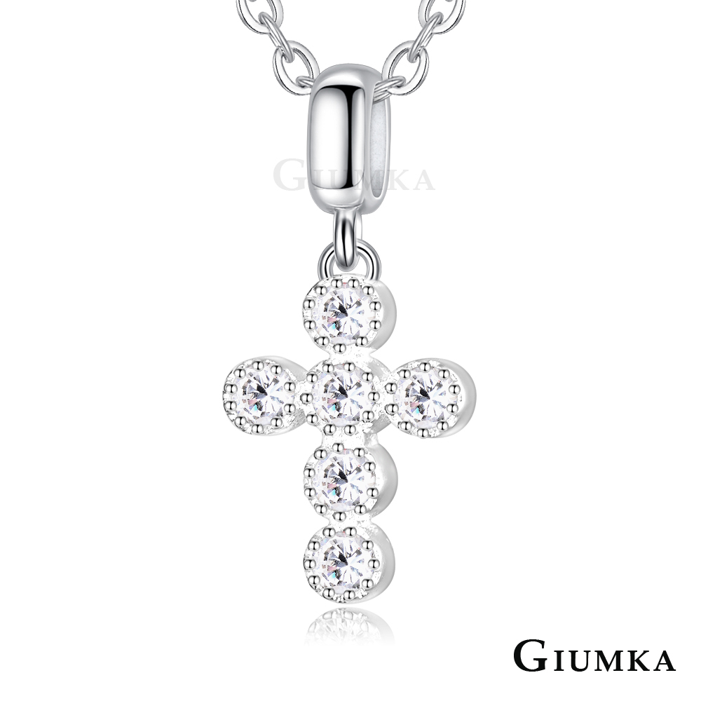 GIUMKA 925純銀項鍊 迷你十字架 純銀女鍊