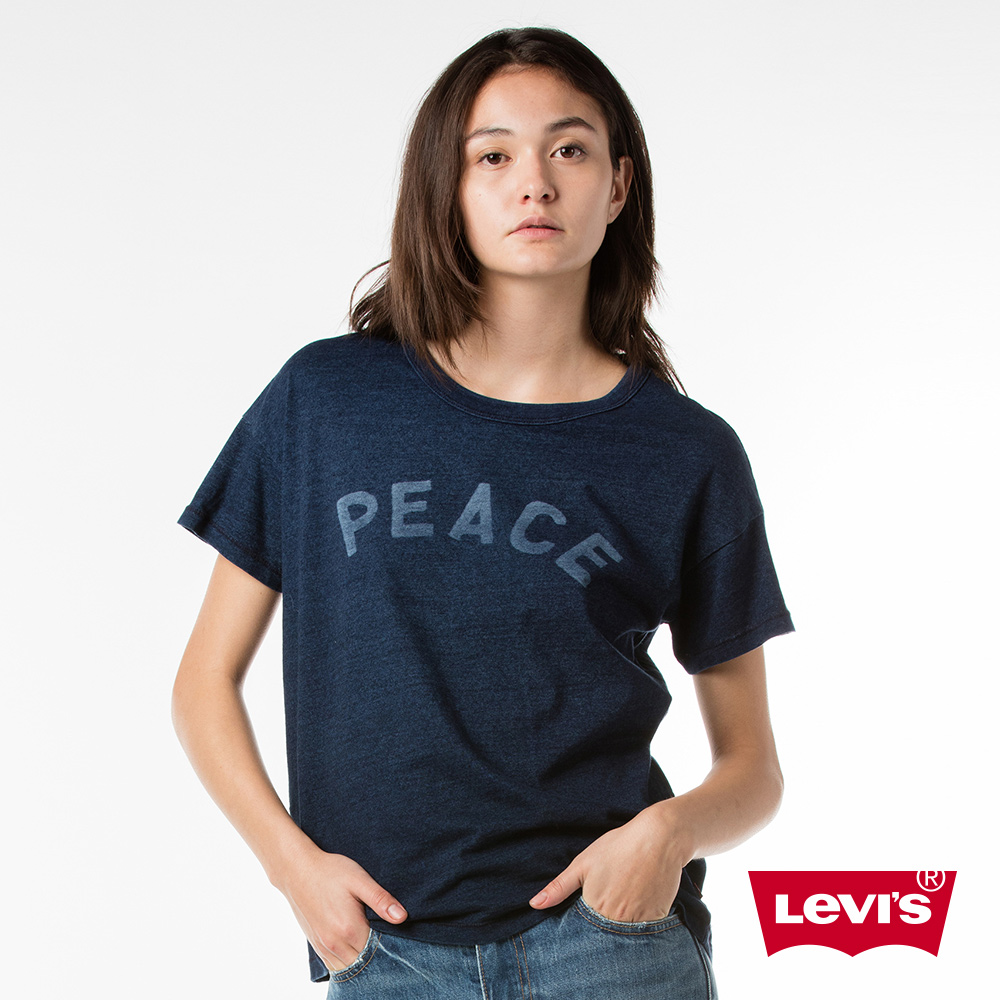 Levis 純棉短袖TEE PEACE - 動態show