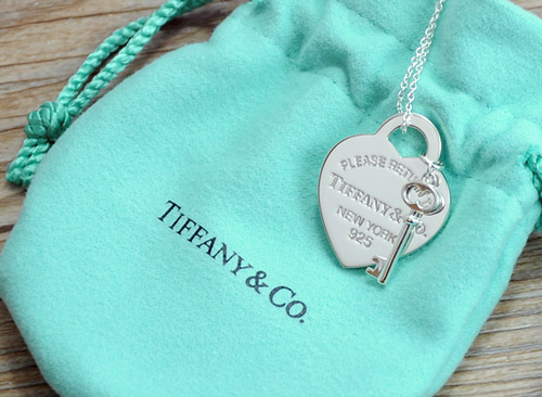 Tiffany&Co. Return to Tiffany 經典愛心鑰匙純銀項鍊