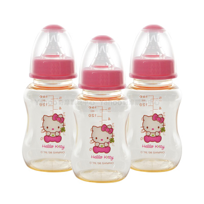 Hello Kitty PES標準奶瓶3支（150ml）