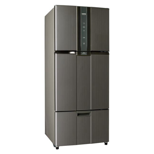SAMPO聲寶 530L 2級變頻3門電冰箱 SR-A53DV(K2) 石墨銀