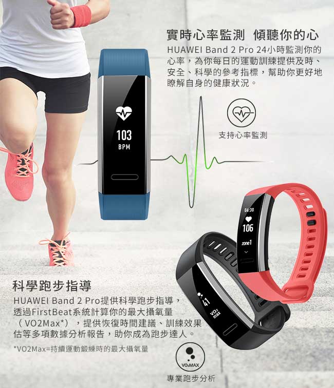 HUAWEI Band2 Pro 智慧手環