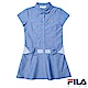 FILA KIDS 女童平織洋裝-藍 5DRS-4421-BU product thumbnail 1