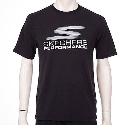 SKECHERS 男短袖衣 - MTS24ABLK