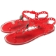 MONCLER 夾腳果凍涼鞋(紅色) product thumbnail 1