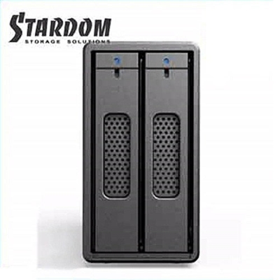 STARDOM 2.5吋USB3.0/2bay磁碟陣列設備－ST2-B3