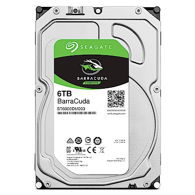 Seagate 新梭魚 3.5吋 6TB 桌上型硬碟