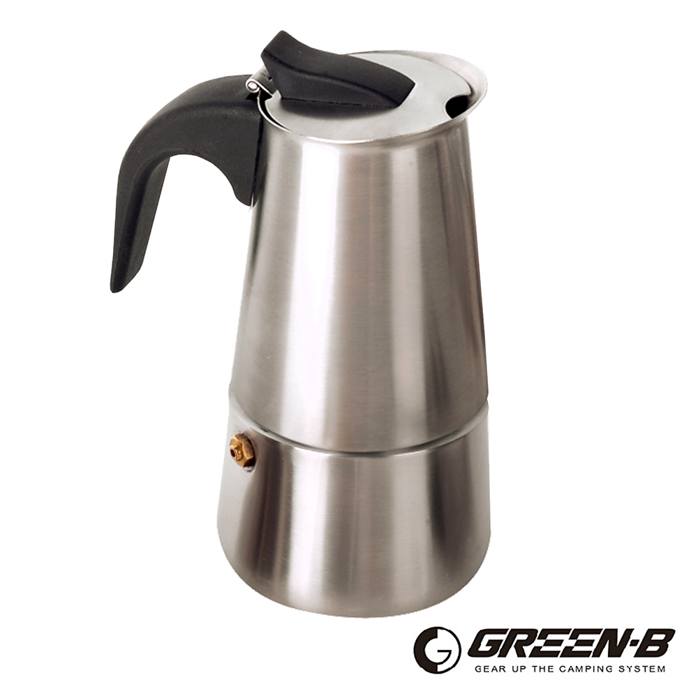 GREEN-B 不鏽鋼摩卡咖啡壺 4杯