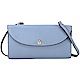 FURLA Gioia 防刮牛皮手拿/斜背晚宴包(灰藍色) product thumbnail 1